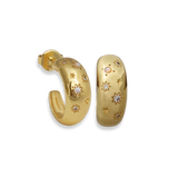Glitter Chunky Hoop Earrings - Junk Jewels